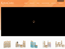 Tablet Screenshot of keracare.com